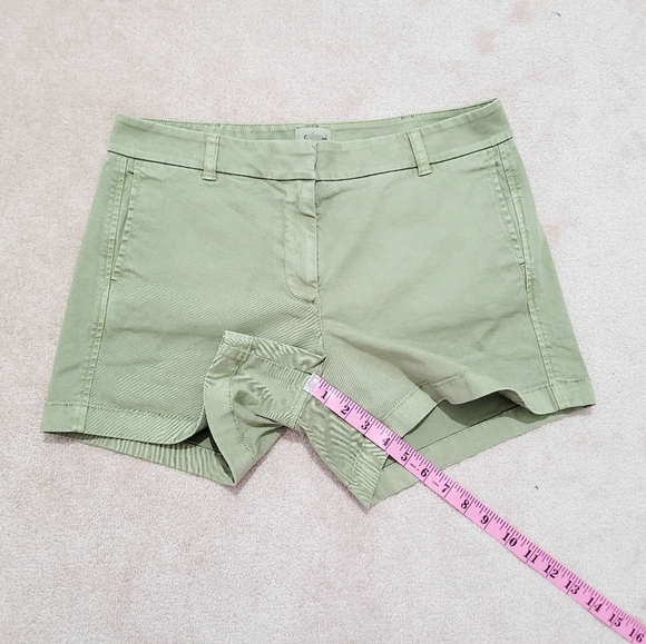 J CREW Woman's Flat Front Chino Casual Shorts Size 8 Stretch Walking Hiking - Picture 6 of 9